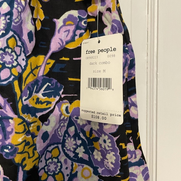 Free People Summer in Tulum Linen Blend Tunic M - Picture 8 of 10